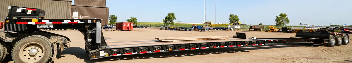 Detachable Double Drop Extendable trailer