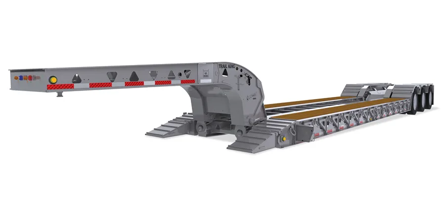 Detachable Double Drop Extendable trailer