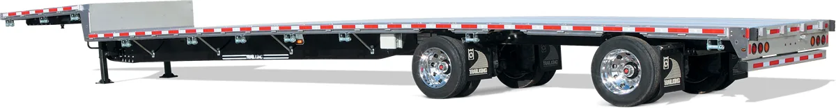 Steel-Aluminum Step Deck trailer